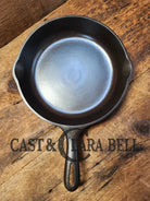 Beautiful Swirls! 1930’S Wagner Unmarked #6 Cast Iron Sautee Skillet. Skillet