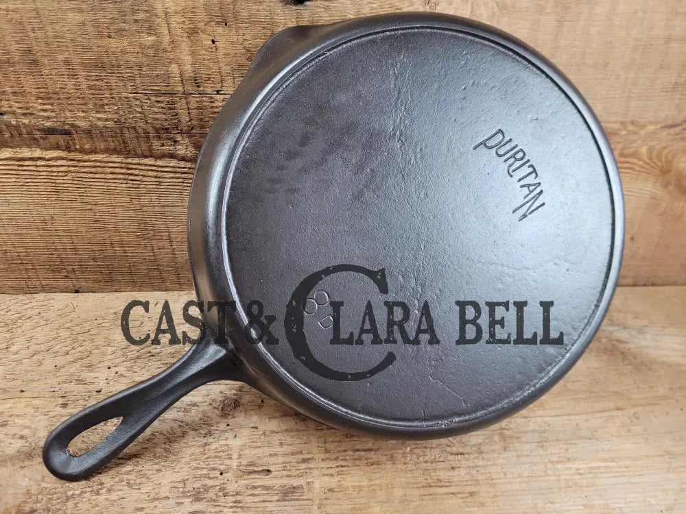 Beautiful! The Classic #8 Favorite Made Puritan No. 8 ’D’ Cast Iron Skillet W Heat Ring! Unique