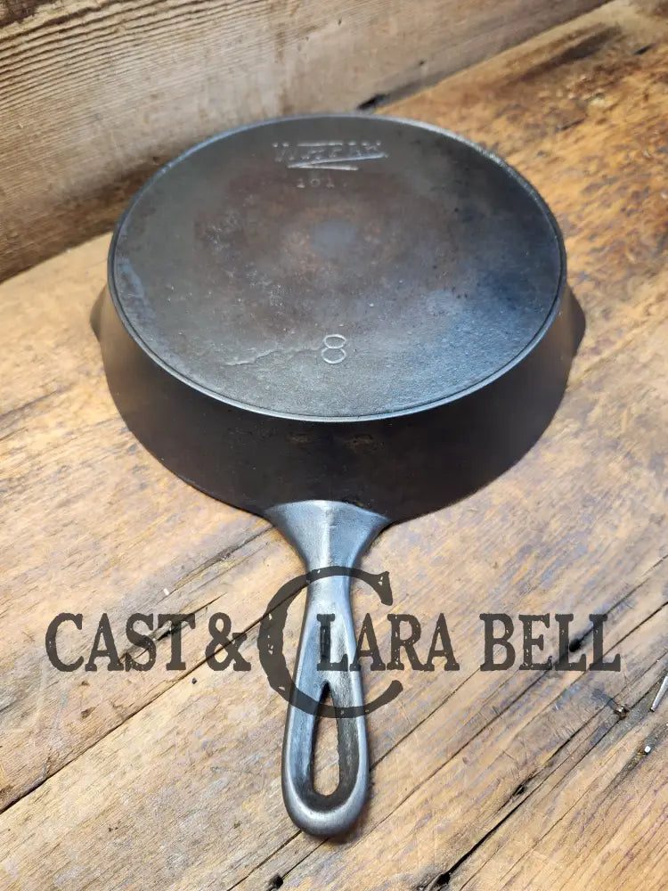 Beautiful! Wapak #8 Cast Iron Skillet. Straight Logo #8. Great Daily User! Skillet