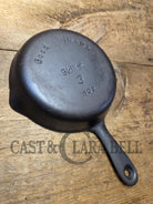 Beautifully unique Griswold’s Good Health #3 ’Egg’ Skillet 653. Restored and Ready To Use! Skillet