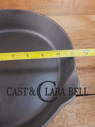 Beauty! 1930’s Griswold #9 Skillet with Large Block Logo and Smooth Bottom 710 Skillet