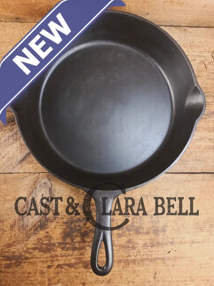 Beauty! 1930’s Griswold #9 Skillet with Large Block Logo and Smooth Bottom 710 Skillet