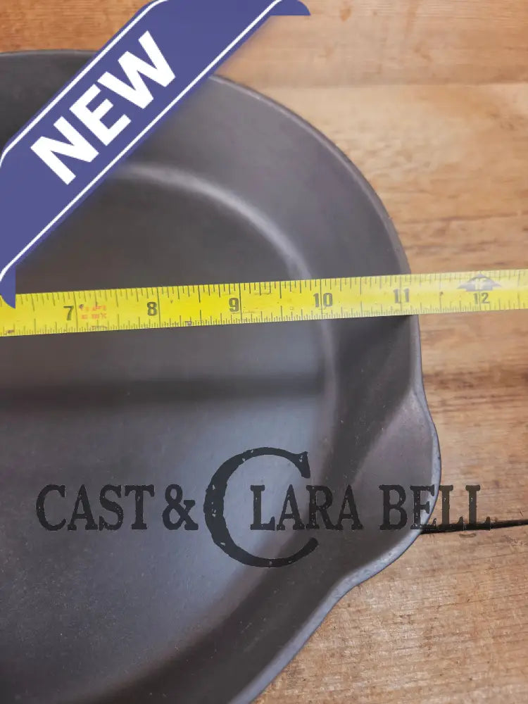 Beauty! 1930’s Griswold #9 Skillet with Large Block Logo and Smooth Bottom 710 Skillet