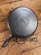 Beauty! 1930’s Griswold #9 Skillet with Large Block Logo and Smooth Bottom 710 Skillet