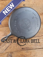Beauty! 1930’s Griswold #9 Skillet with Large Block Logo and Smooth Bottom 710 Skillet