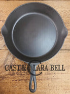 Beauty! 1930’s Griswold #9 Skillet with Large Block Logo and Smooth Bottom 710 Skillet