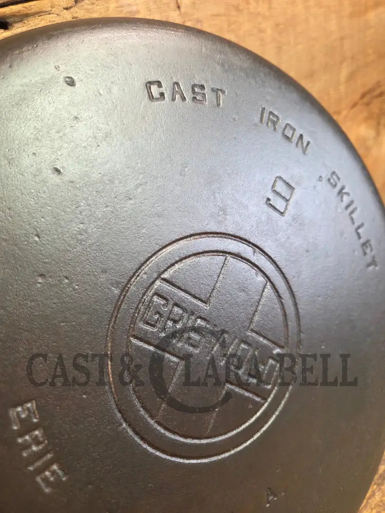 Beauty! 1930’s Griswold #9 Skillet with Large Block Logo and Smooth Bottom 710 - Skillet