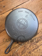 Beauty! 1930’s Griswold #9 Skillet with Large Block Logo and Smooth Bottom 710 - Skillet