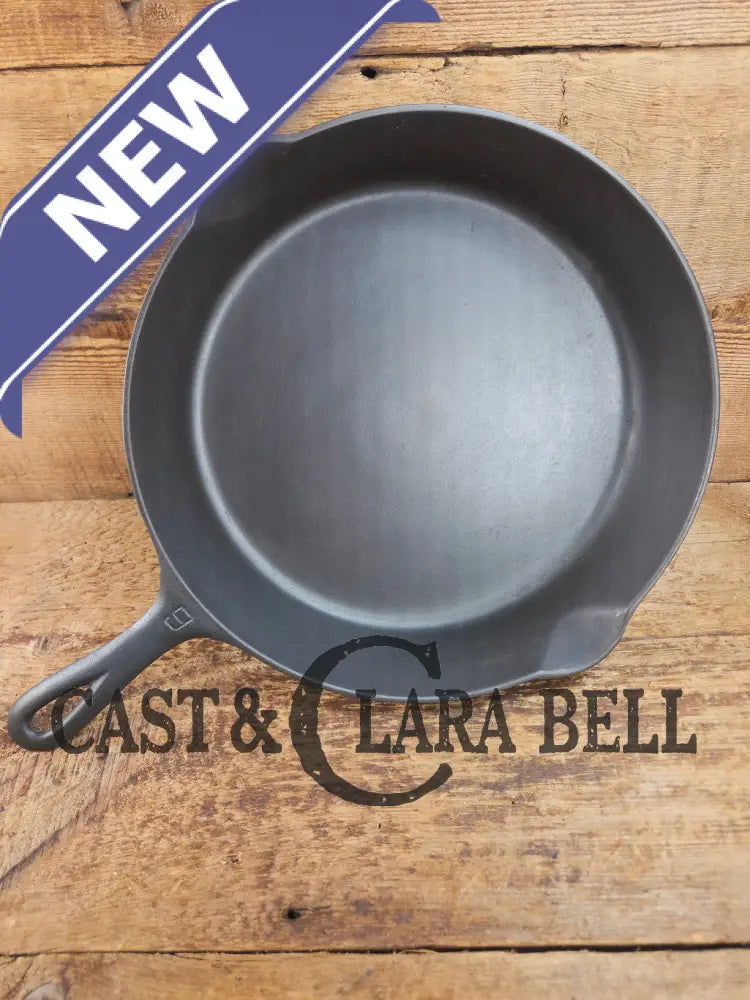 Beauty! 1930’s Griswold #9 Skillet with Large Block Logo and Smooth Bottom 710 Skillet