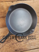 Beauty! 1930’s Griswold #9 Skillet with Large Block Logo and Smooth Bottom 710 C Skillet