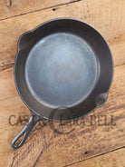 Beauty! 1930’s Griswold #9 Skillet with Large Block Logo and Smooth Bottom 710 F - Skillet