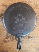 Beauty! 1930’s Griswold #9 Skillet with Large Block Logo and Smooth Bottom 710 F - Skillet