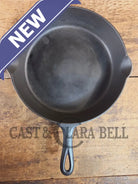 Beauty! 1930’s Griswold #9 Skillet with Large Block Logo and Smooth Bottom 710 F - Skillet