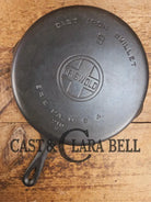 Beauty! 1930’s Griswold #9 Skillet with Large Block Logo and Smooth Bottom 710 S Skillet