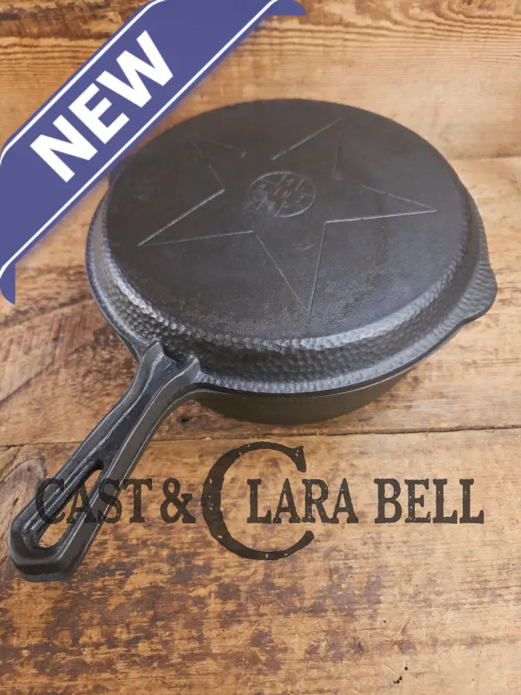 Beauty! Hammered finish Lodge 4-In-1 star logo Combo Cooker. So versatile and elegant. Perfect gift or fully restored