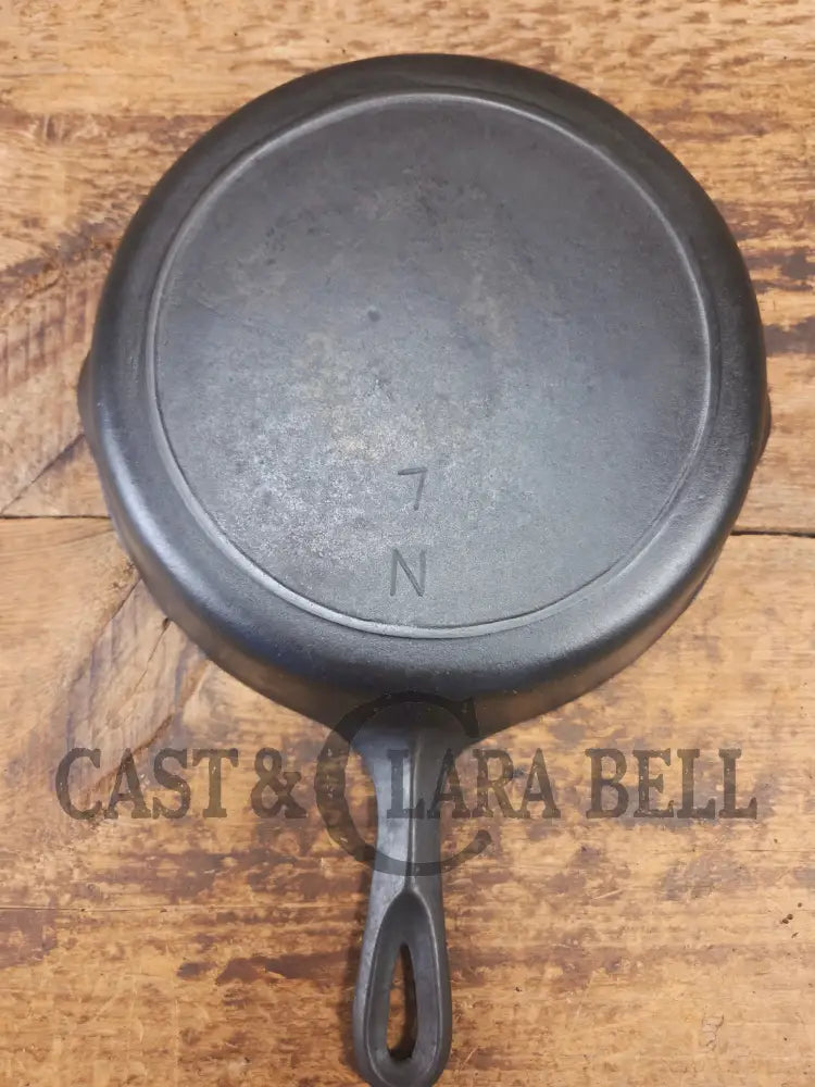 Beauty! Mid 1900’s Birmingham Stove & Range Red Mountain Series #7 N Skillet - Skillet