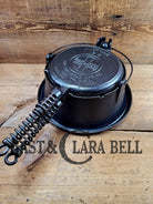 Best Seller! 1920’S Griswold No. 8 Cast Iron Waffle Maker (314/315) With Tall Base (Bailed Raised
