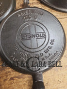 Best Seller! 1920’s Griswold No. 8 Cast Iron Waffle Maker (314/315) with Tall Base (Bailed raised 88)! Waffle Iron