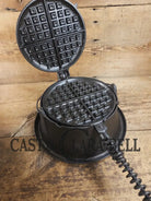 Best Seller! 1920’s Griswold No. 8 Cast Iron Waffle Maker (314/315) with Tall Base (Bailed raised 88)! Waffle Iron