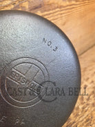 Best seller! 1930’s Griswold #3 Cast Iron Egg Skillet with Small Block Logo 709 C - Skillet