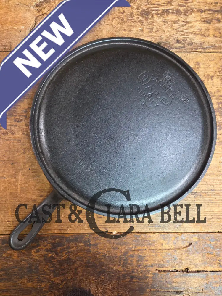 BEST Seller! 1930’s Wagner #9 Round Griddle Stylized Logo 1109 D. Perfect for grilled cheese omelettes and flat iron
