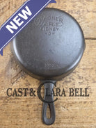 Best Seller! 1930’s Wagner Ware #3 Cast Iron Egg Skillet with Stylized Logo and Smooth Bottom 1053 C Skillet