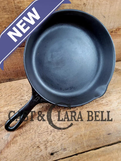 Best Seller! 1930’s Wagner Ware Sidney -O- #8 Skillet with Smooth Bottom 1058. Restored and Ready to Use! Skillet