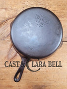Best Seller! 1930’s Wagner Ware Sidney -O- #8 Skillet with Smooth Bottom 1058. Restored and Ready to Use! Skillet