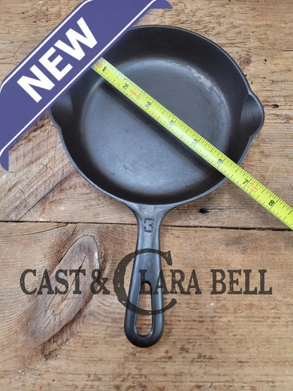 Best Seller! 1940’S Griswold No. 3 Cast Iron Egg Skillet Groove Handle 709 K. Perfect Cooking For