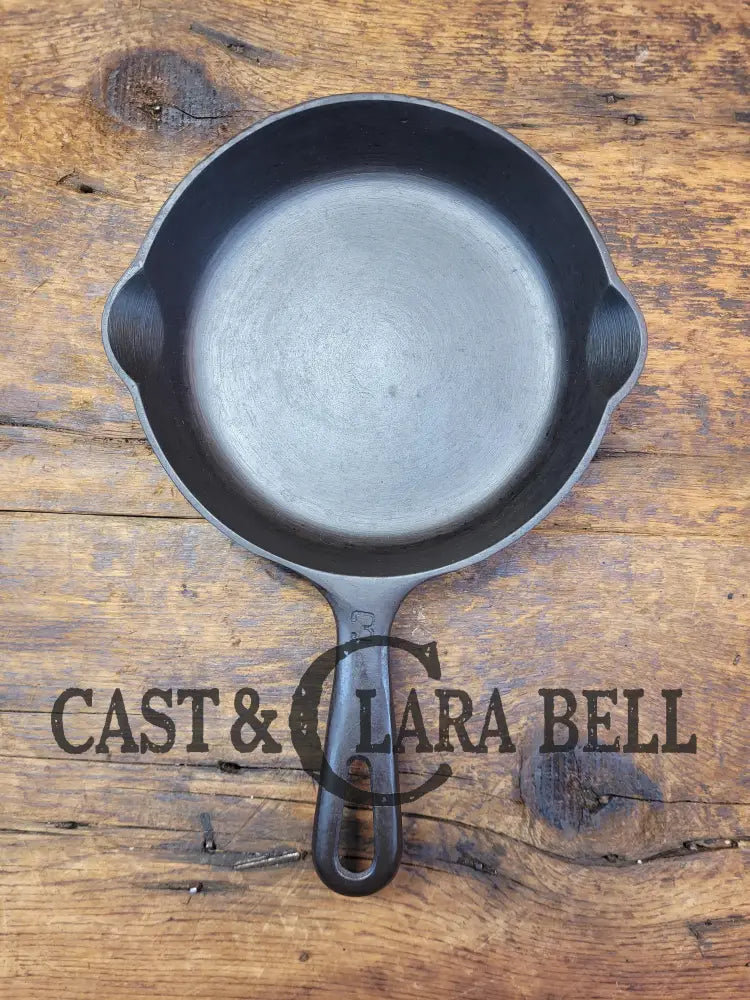 Best Seller! 1940’S Griswold No. 3 Cast Iron Egg Skillet With Grooved Handle 709 I