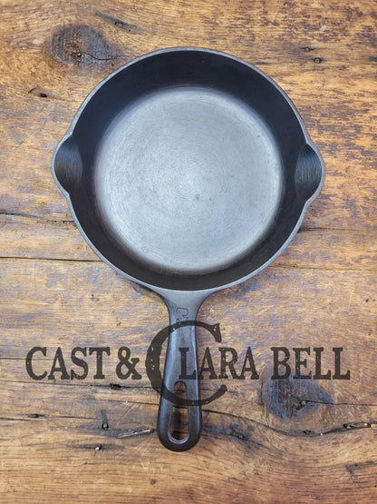 Best Seller! 1940’S Griswold No. 3 Cast Iron Egg Skillet With Grooved Handle 709 I