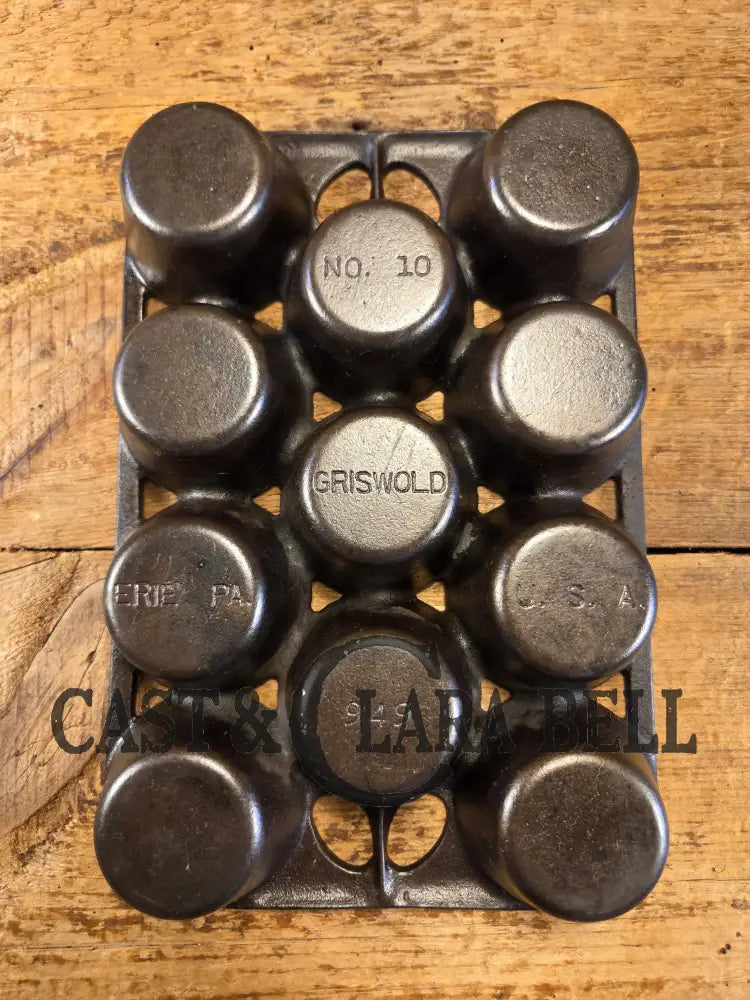 Best Seller! Lovely Griswold No. 10 Popover Pan 949 C. Open frame design is ready to make the best brownies muffins or