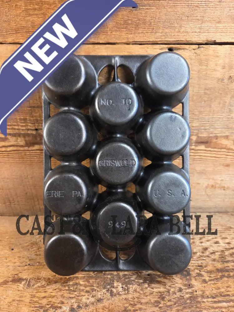 Best Seller! Lovely Griswold No. 10 Popover Pan 949. Open frame design is ready to make the best brownies muffins or