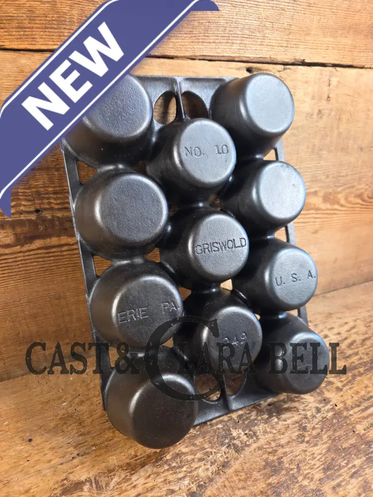 Best Seller! Lovely Griswold No. 10 Popover Pan 949. Open frame design is ready to make the best brownies muffins or