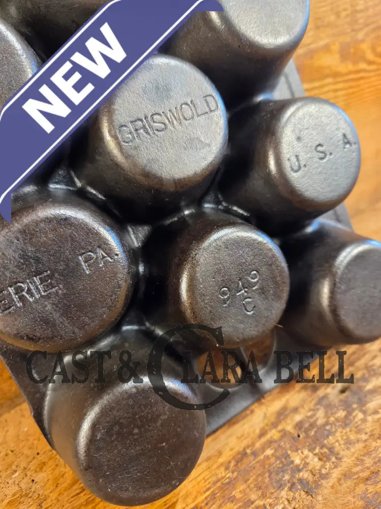 Best Seller! Lovely Griswold No. 10 Popover Pan 949. Open frame design is ready to make the best brownies muffins or