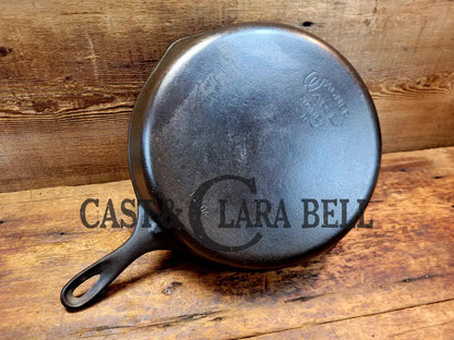 Big 1930’S Wagner Ware #10 Cast Iron Skillet With Stylized Logo 1060 A