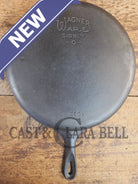 Big 1930’s Wagner Ware #10 Cast Iron Skillet with Stylized Logo 1060 E. Great Bacon skillet! SCF24 - Skillet