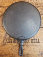 Big 1930’s Wagner Ware #10 Cast Iron Skillet with Stylized Logo 1060 H. Great Bacon skillet! - Skillet