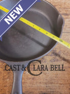 Big 1930’s Wagner Ware #10 Cast Iron Skillet with Stylized Logo 1060 H. Great Bacon skillet! - Skillet