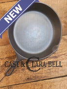 Big 1930’s Wagner Ware #10 Cast Iron Skillet with Stylized Logo 1060 H. Great Bacon skillet! - Skillet