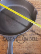 Big 1930’s Wagner Ware #10 Cast Iron Skillet with Stylized Logo 1060 H. Great Bacon skillet! - Skillet