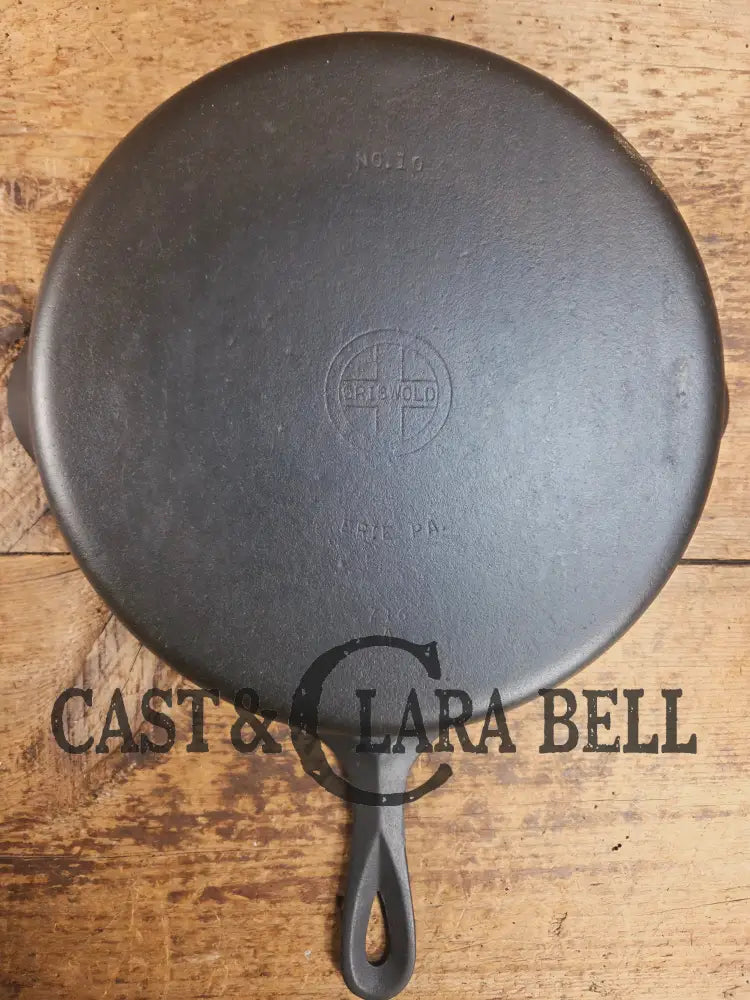 Big 1940’s Griswold #10 Skillet with Small Block Logo and Heat Ring 716 A. Fantastic every day pan Getting harder to