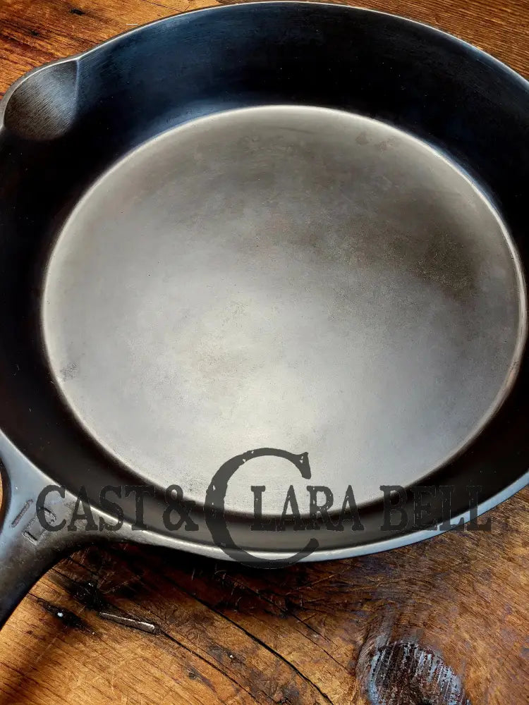 Big 1940’S Griswold #10 Skillet With Small Block Logo And Heat Ring 716 A. Fantastic Every Day