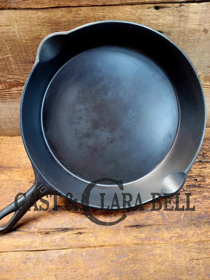 Big 1940’S Griswold #10 Skillet With Small Block Logo And Heat Ring 716 A. Fantastic Every Day