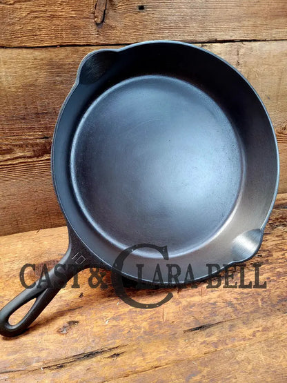 Big 1940’S Griswold #10 Skillet With Small Block Logo And Heat Ring 716 A. Fantastic Every Day