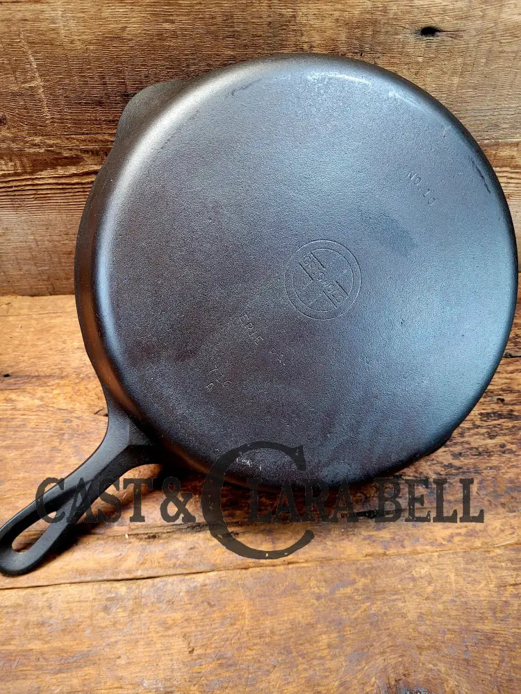 Big 1940’S Griswold #10 Skillet With Small Block Logo And Heat Ring 716 A. Fantastic Every Day