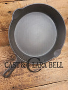 Big 1940’s Griswold #10 Skillet with Small Block Logo and Heat Ring 716 B. Fantastic every day pan Getting harder to