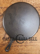 Big 1940’s Griswold #10 Skillet with Small Block Logo and Heat Ring 716 B. Fantastic every day pan Getting harder to