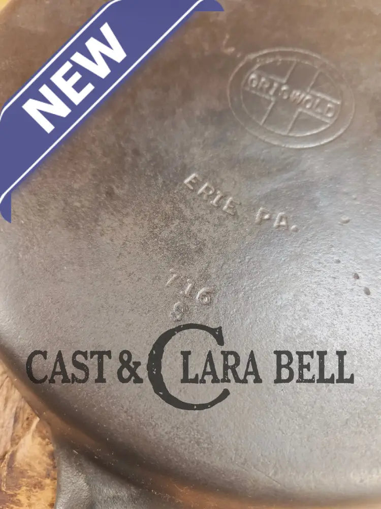Big 1940’s Griswold #10 Skillet with Small Block Logo and Heat Ring 716 S. Fantastic every day pan Getting harder to