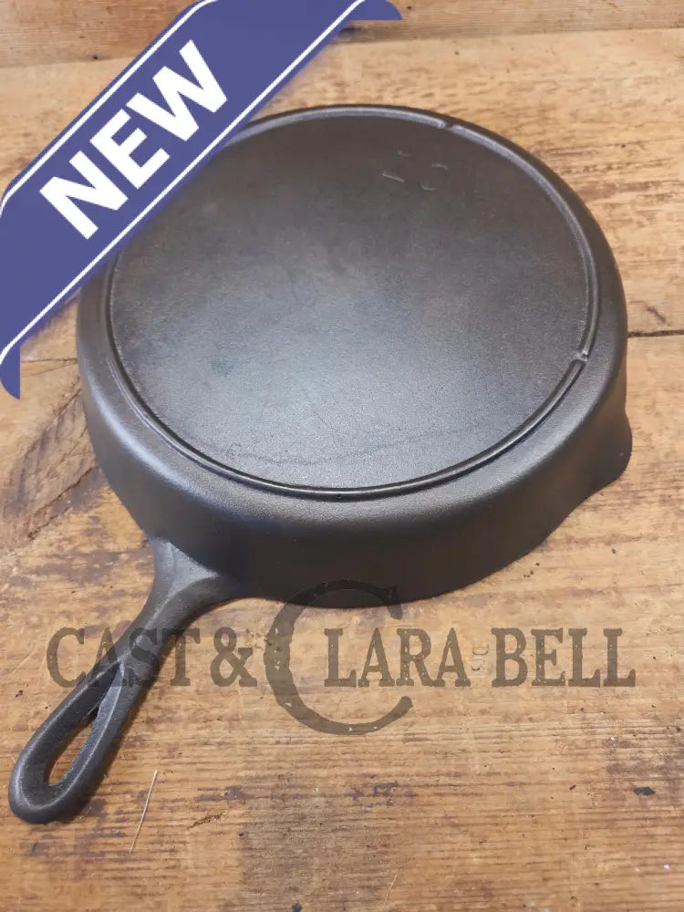 Big bacon skillet! Beautiful 1930’s Lodge #10 Cast Iron Skillet with 3 Notch Heat Ring - Skillet